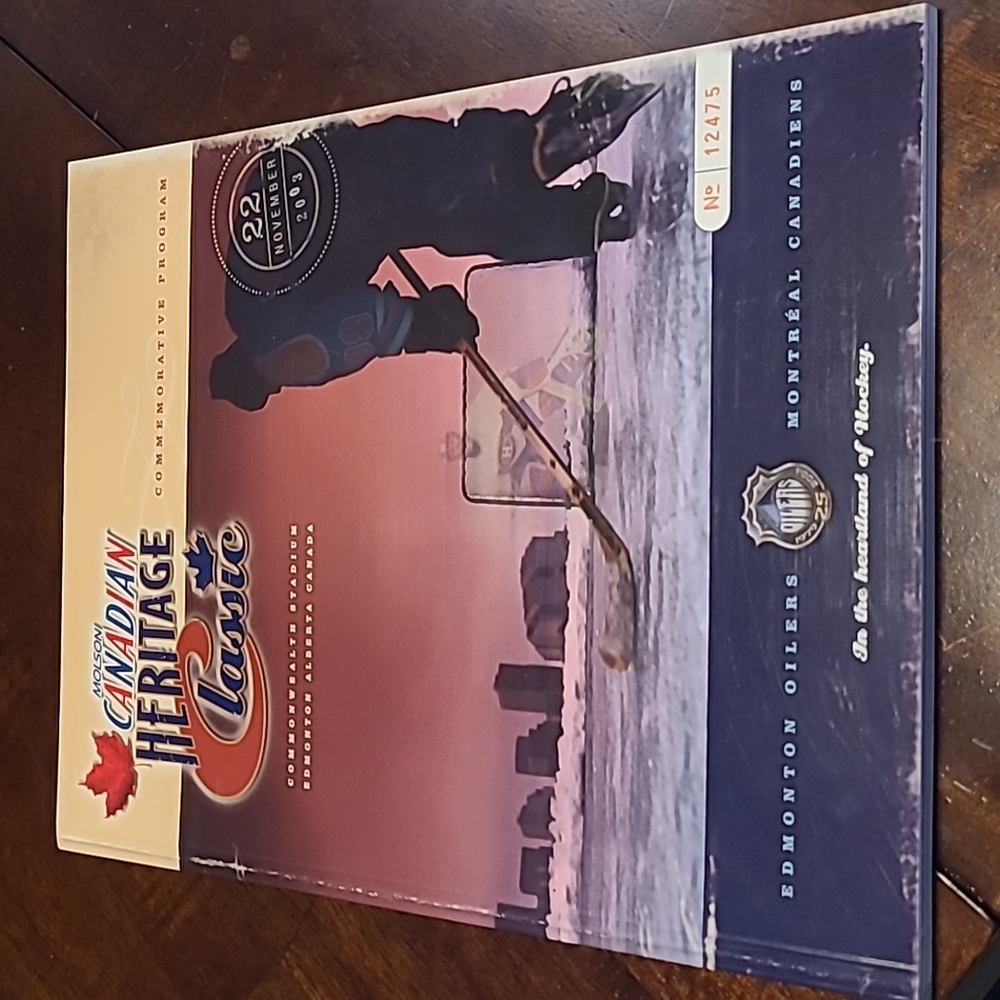 2003 Heritage Classic Program